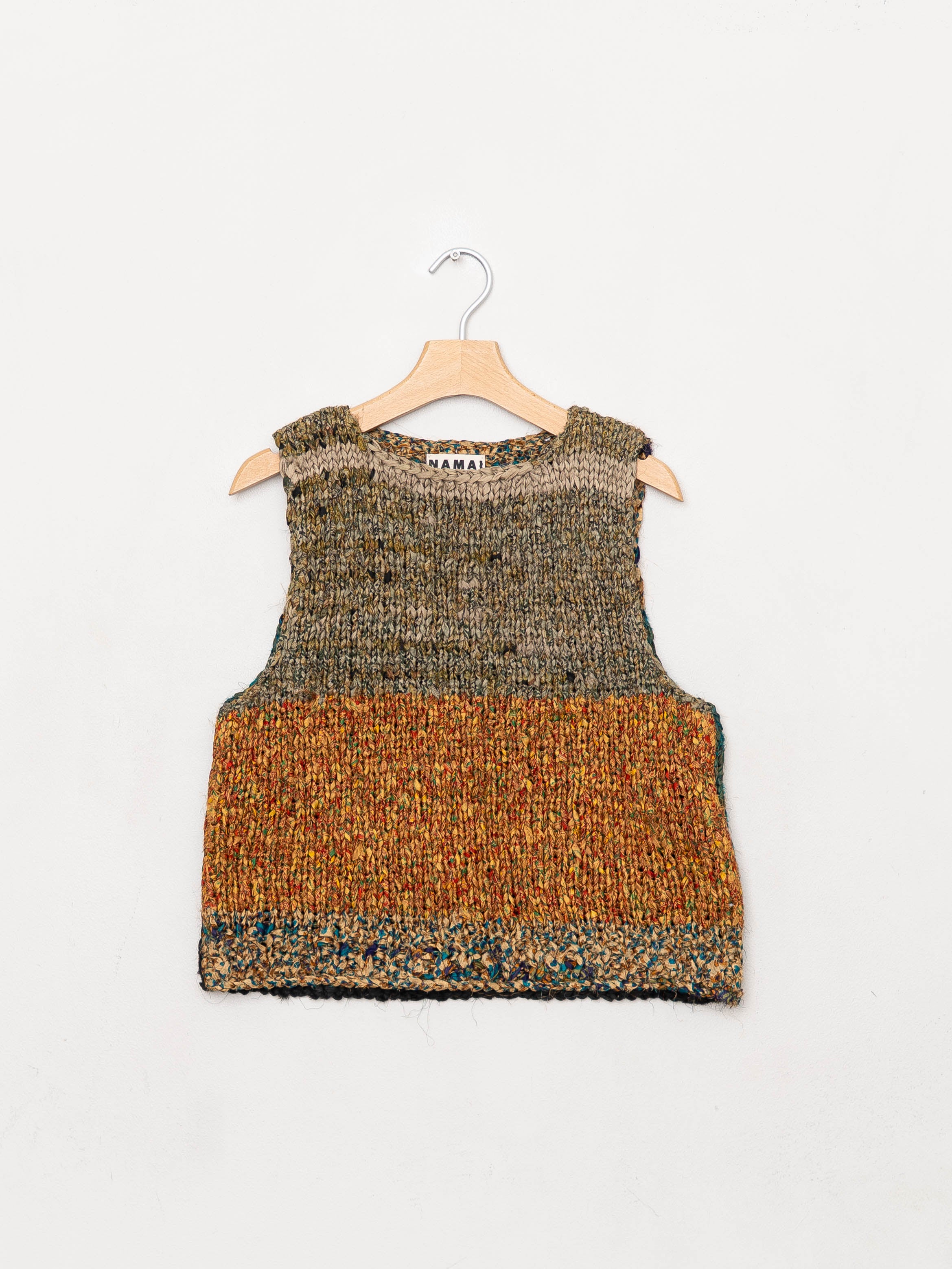 The Vishnu Knitted Vest - Small - Recycled Silk