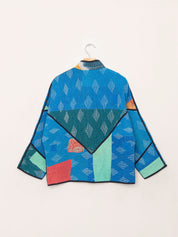 The Ladhiya Petite Quilted Patchwork Kantha Jacket