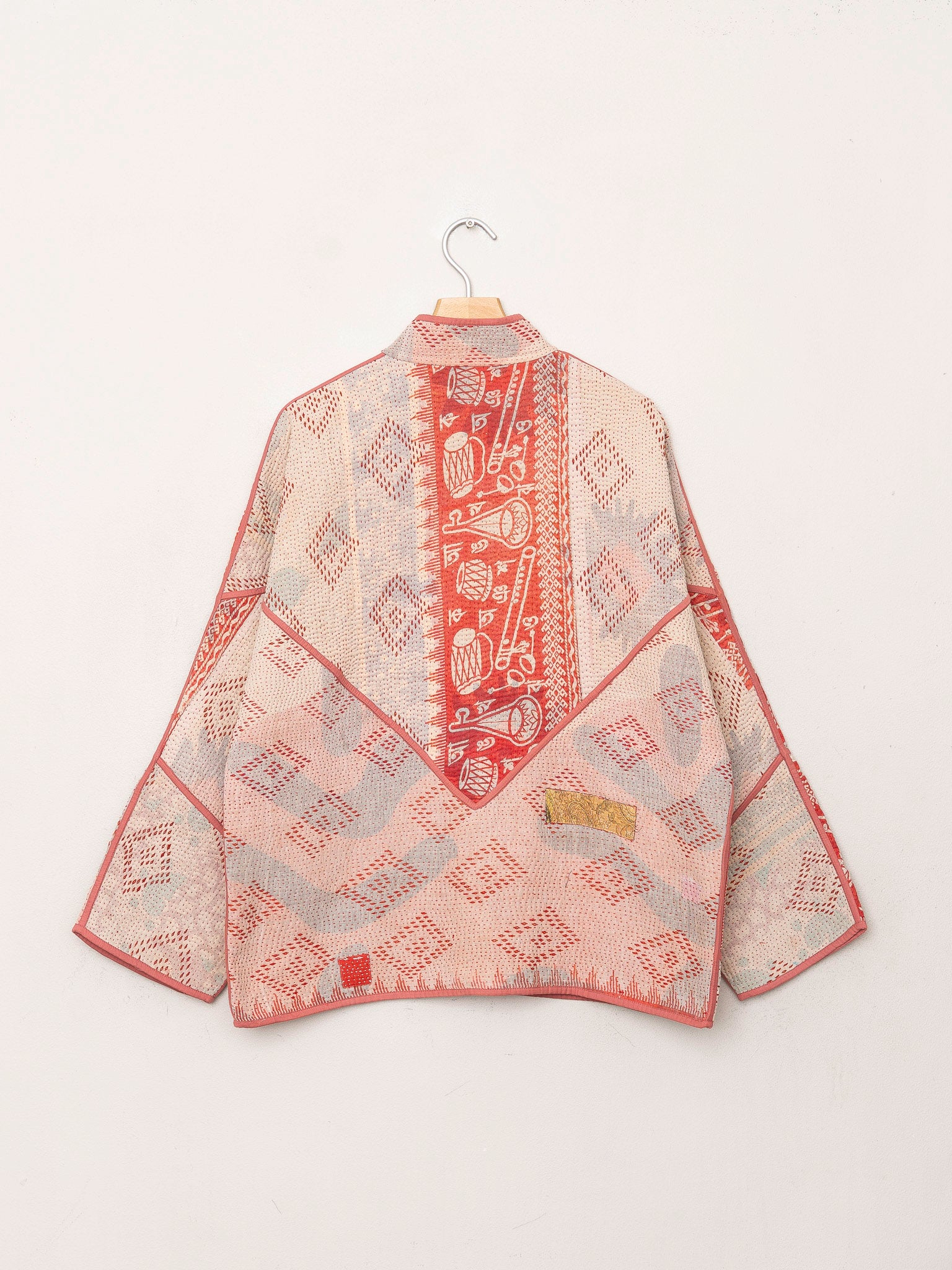 The Ladhiya Quilted Patchwork Kantha Jacket
