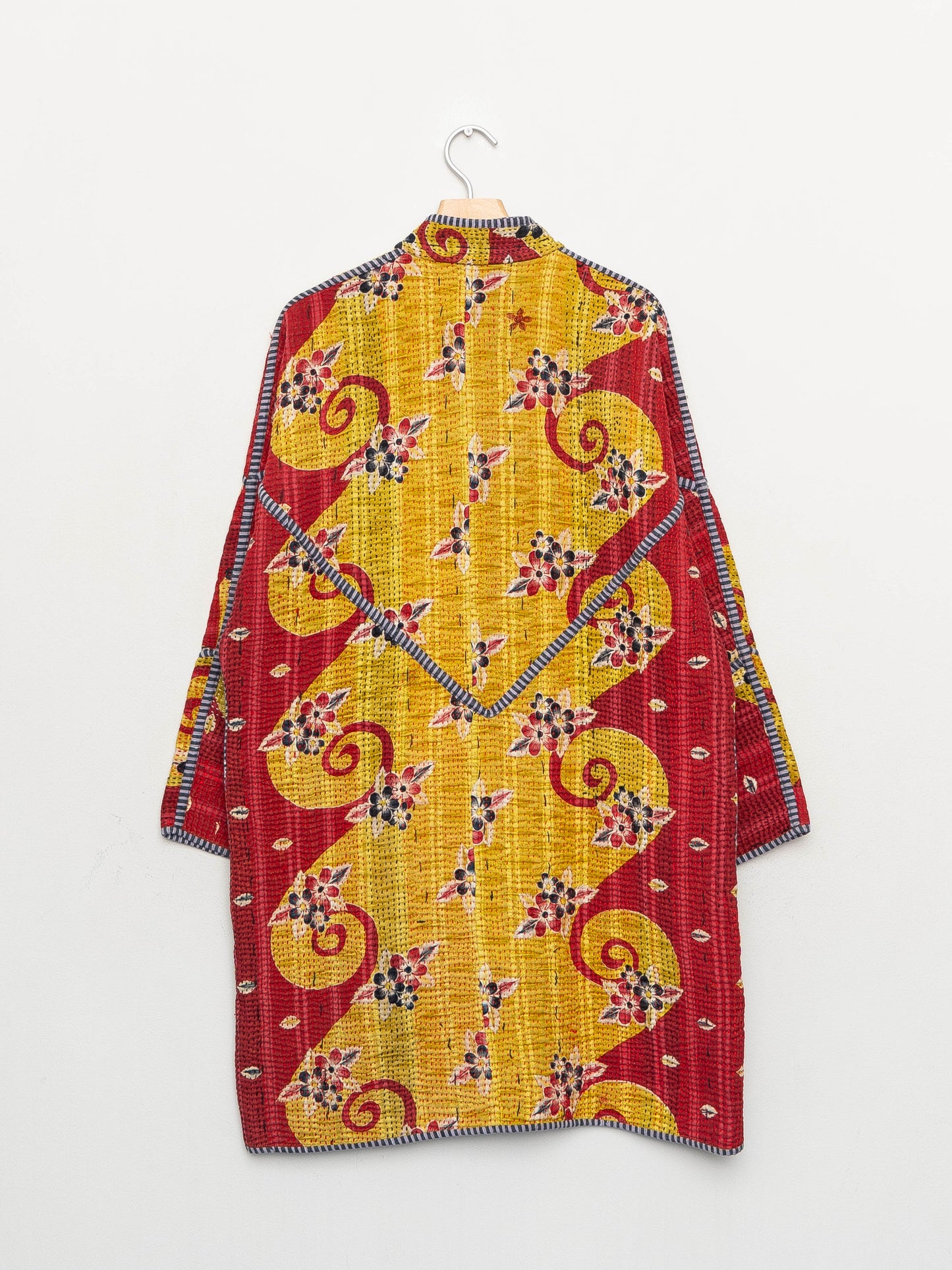 The Sai Quilted Patchwork Kantha Coat