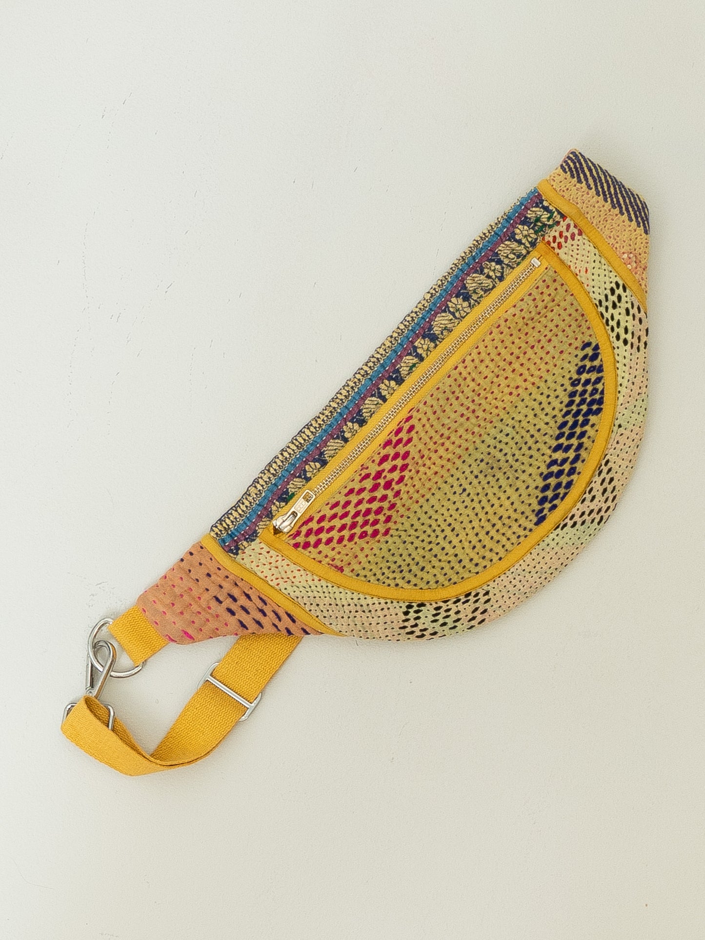 The Faiza Quilted Kantha Belt Bag