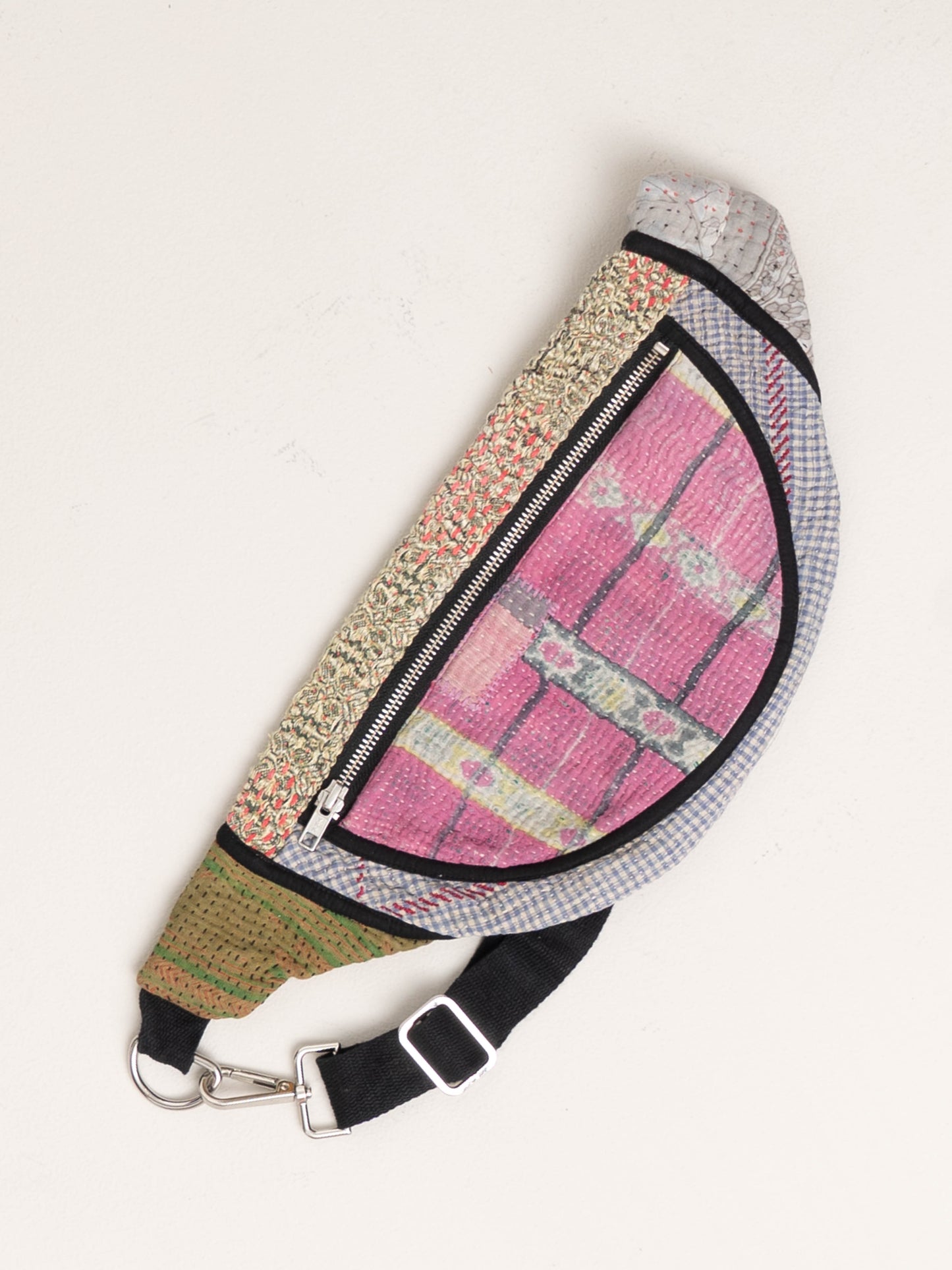 The Faiza Quilted Kantha Belt Bag