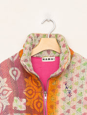 The Shira Quilted Puffer Bomber Jacket