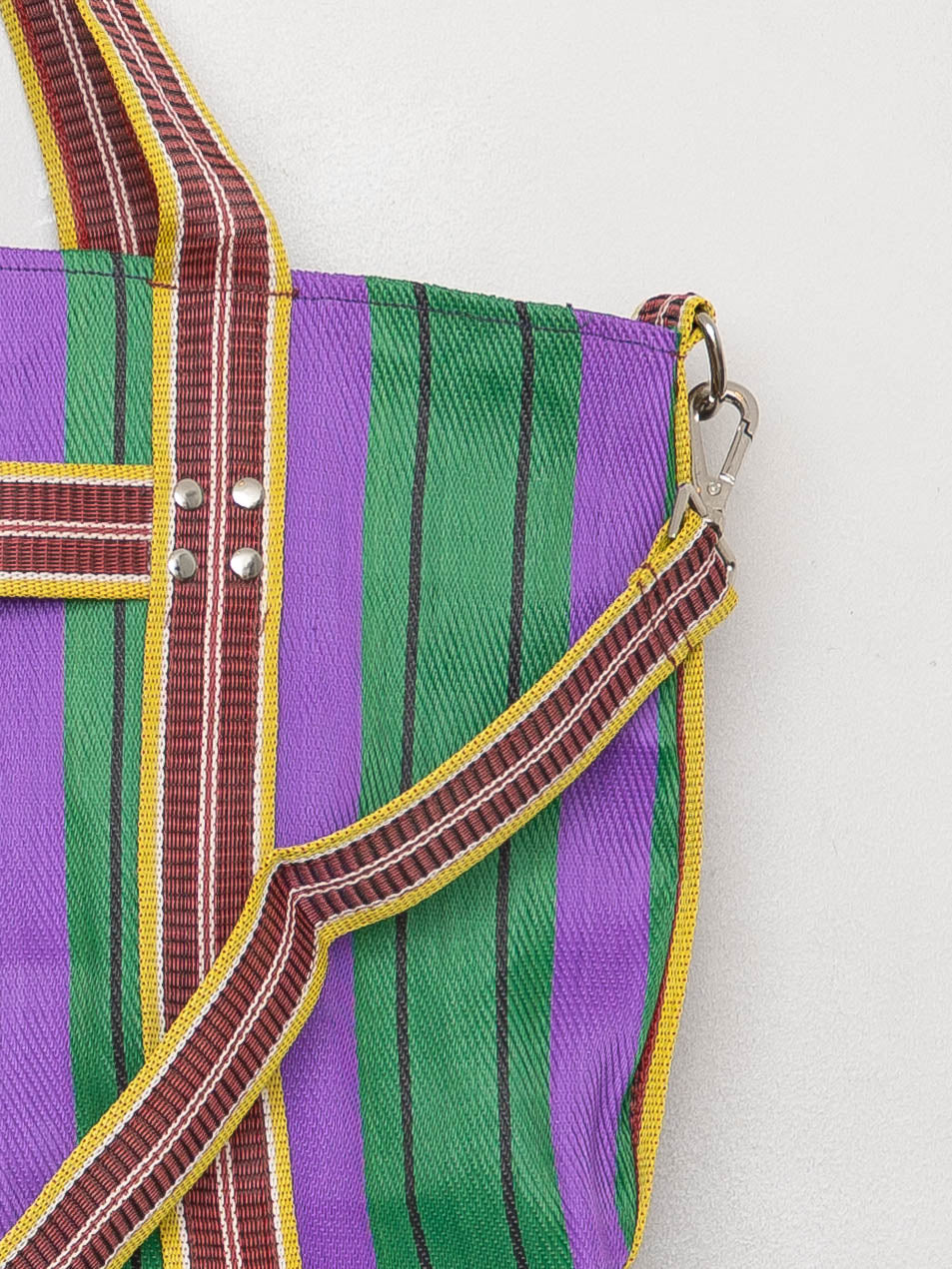 The Goa Recycled Nylon Travel Tote - Grape Verde