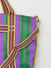 The Goa Recycled Nylon Travel Tote - Grape Verde