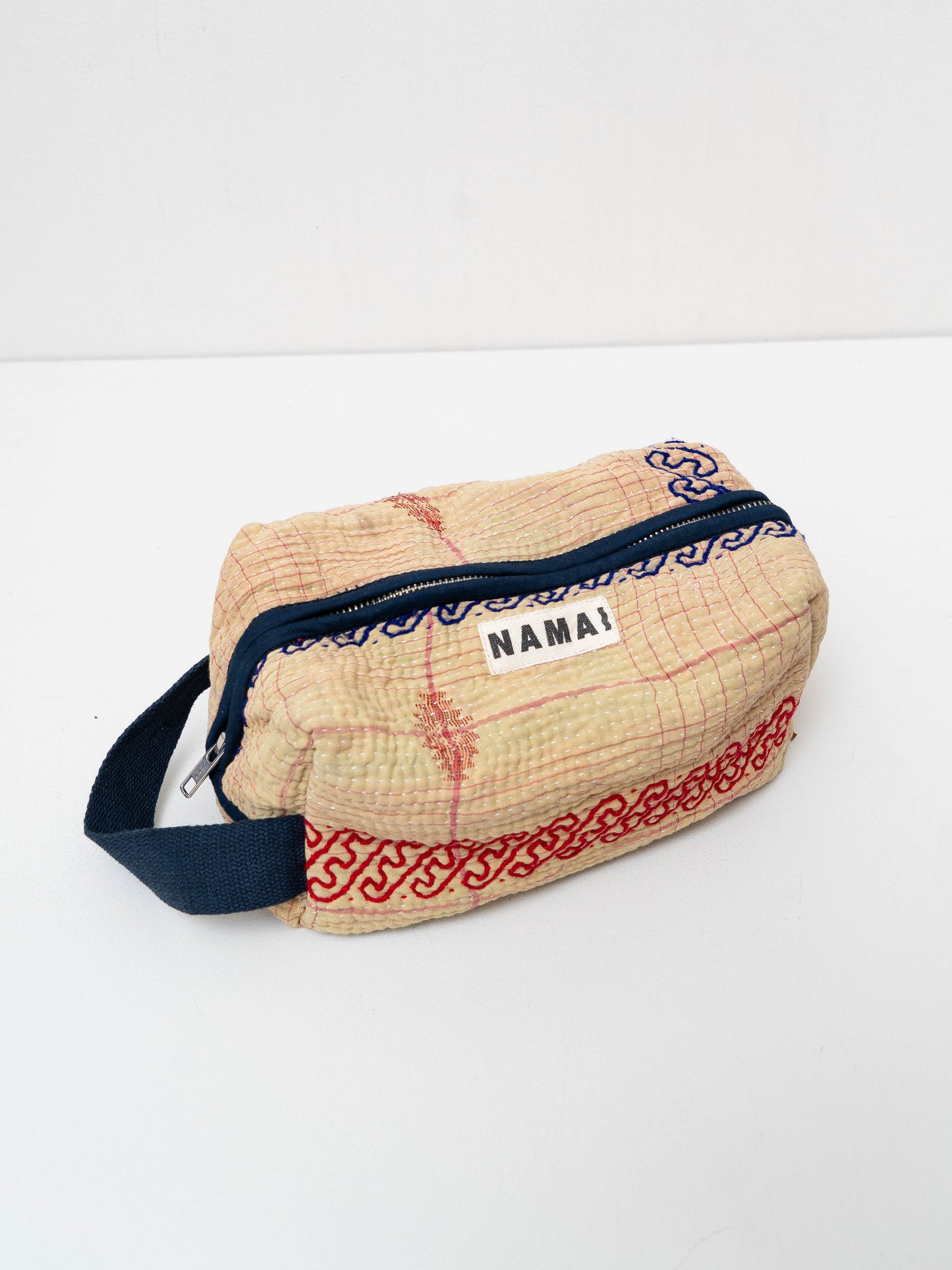 The Kallum Quilted Kantha Dopp Kit