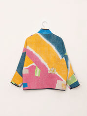 The Ladhiya Petite Quilted Patchwork Kantha Jacket