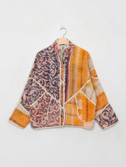The Ladhiya Petite Quilted Patchwork Kantha Jacket