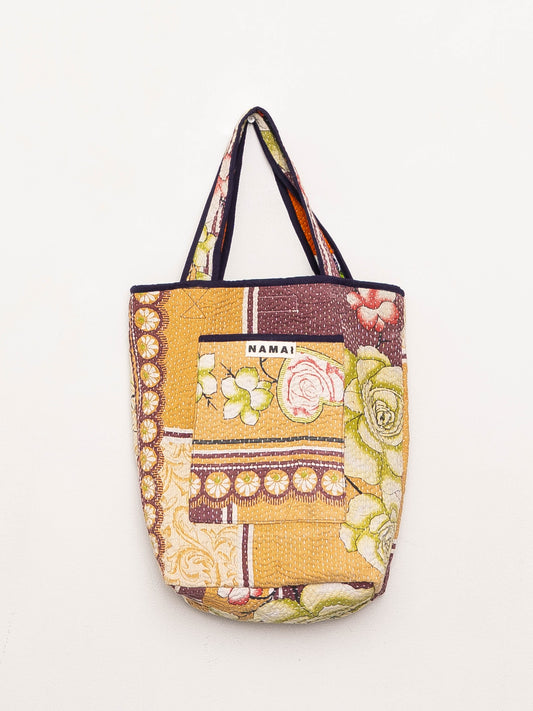 The Xoti II Zero-Waste Quilted Kantha Bag