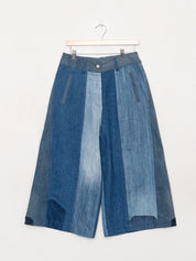The Nadi Denim Flared Culotte Jeans - Medium