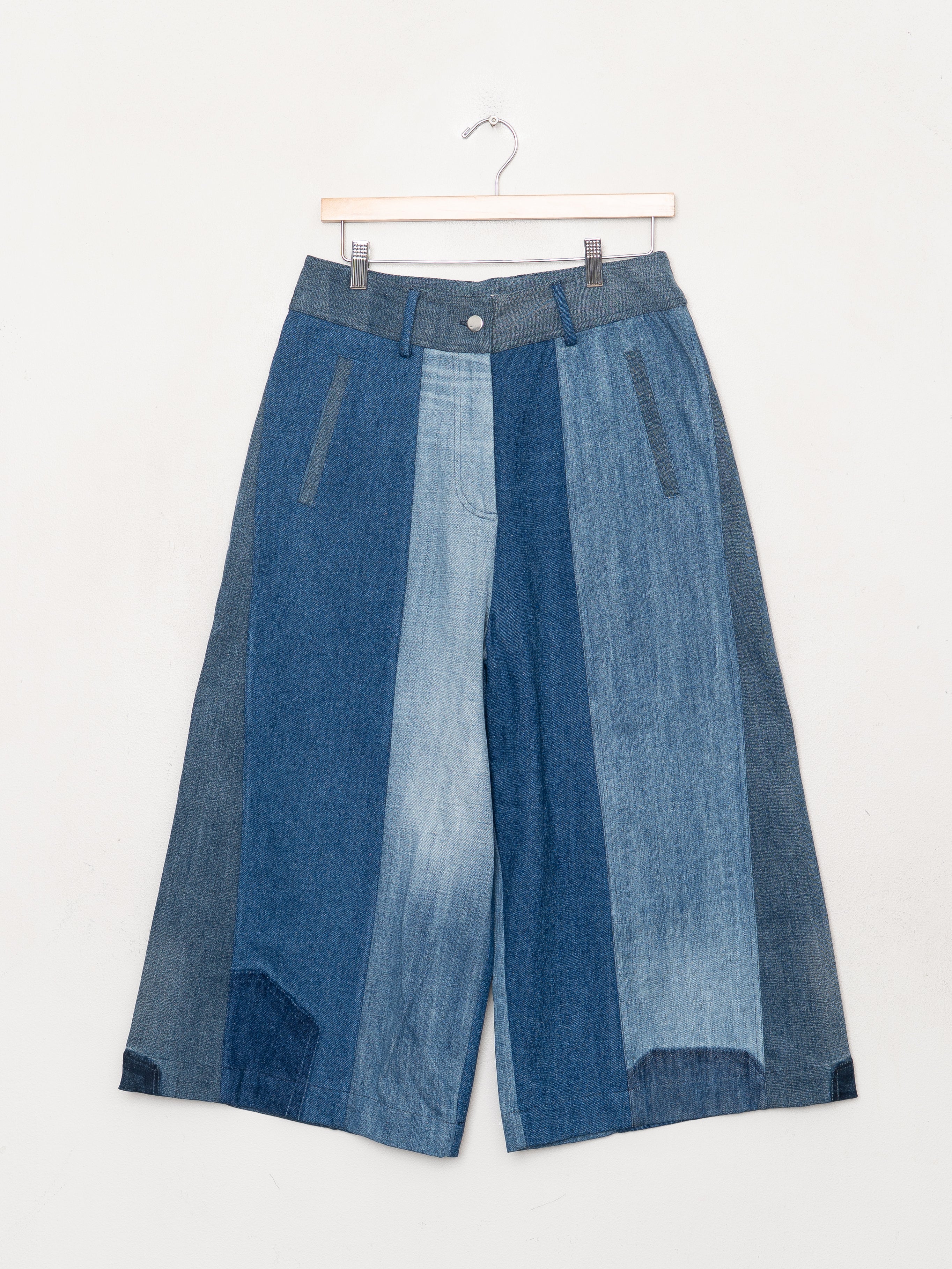 The Nadi Denim Flared Culotte Jeans - Medium