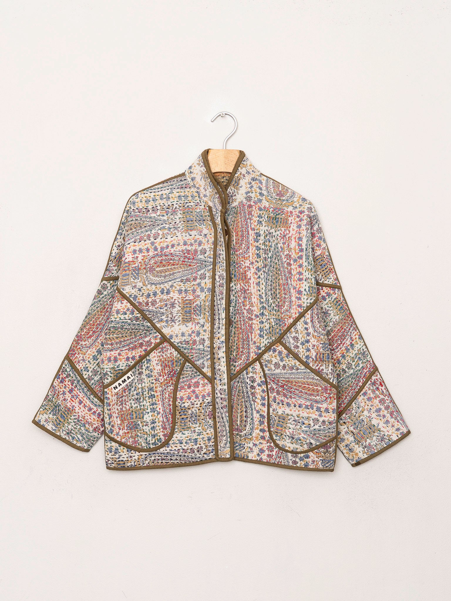 The Ladhiya Petite Quilted Patchwork Kantha Jacket