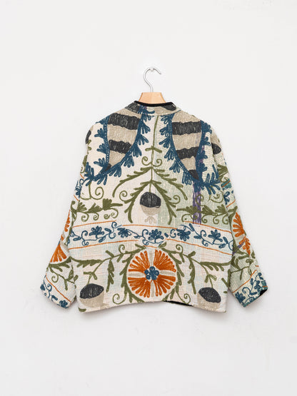 The Ladhiya Petite Quilted Suzani Kantha Jacket