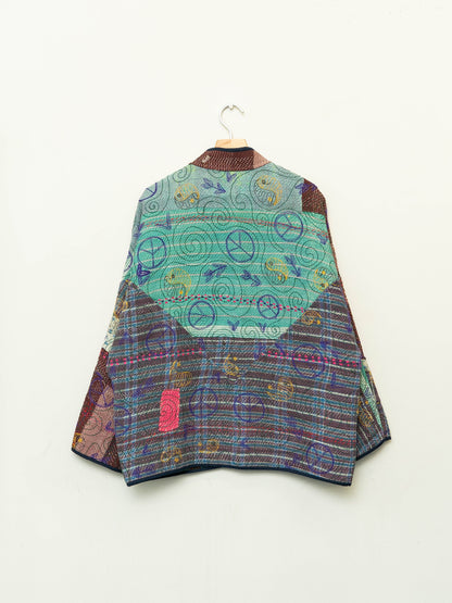 The Ladhiya Suzani Quilted Kantha Jacket