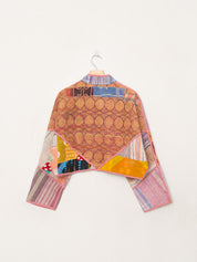 The Kaira Cropped Quilted Patchwork Kantha Jacket Wholesale