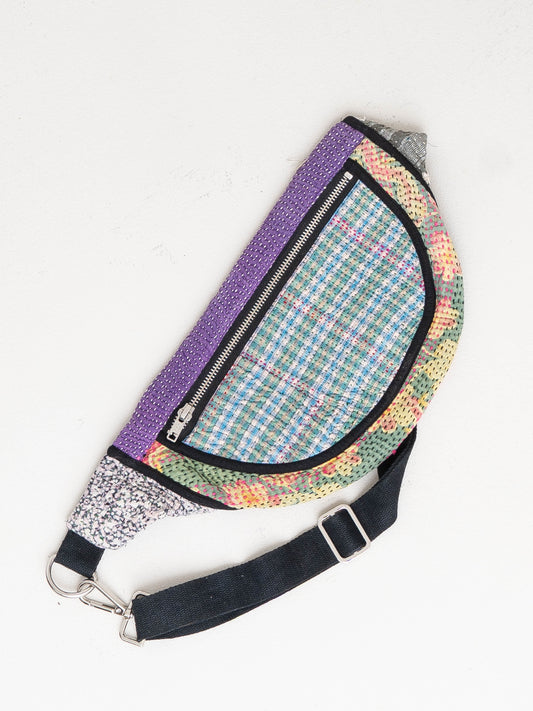 The Faiza Quilted Kantha Belt Bag