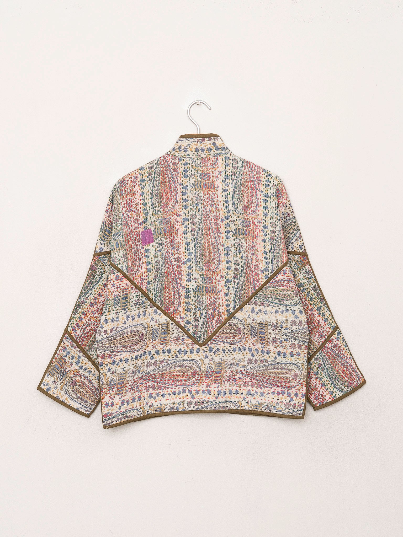 The Ladhiya Petite Quilted Patchwork Kantha Jacket