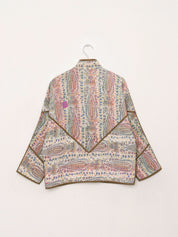 The Ladhiya Petite Quilted Patchwork Kantha Jacket