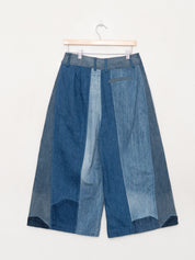 The Nadi Denim Flared Culotte Jeans - Medium