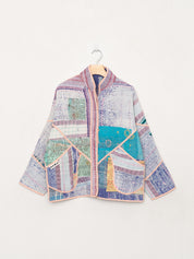 The Ladhiya Petite Quilted Patchwork Kantha Jacket
