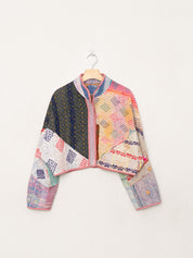 The Kaira Cropped Quilted Patchwork Kantha Jacket Wholesale