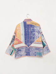The Ladhiya Petite Quilted Patchwork Kantha Jacket