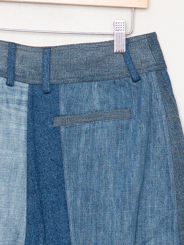 The Nadi Denim Flared Culotte Jeans - Medium