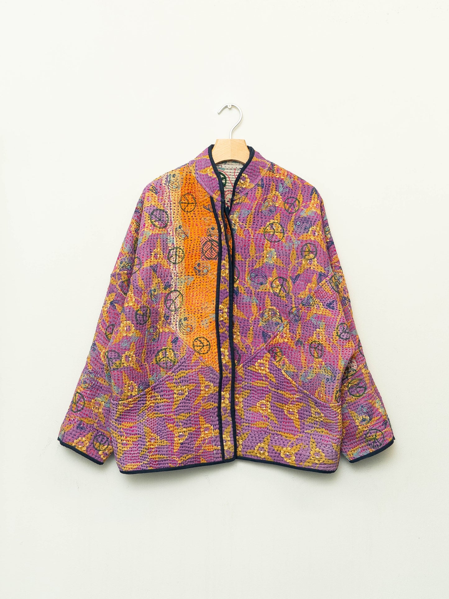 The Ladhiya Suzani Quilted Kantha Jacket