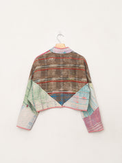 The Kaira Cropped Quilted Patchwork Kantha Jacket Wholesale