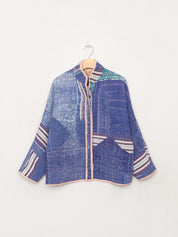 The Ladhiya Petite Quilted Patchwork Kantha Jacket