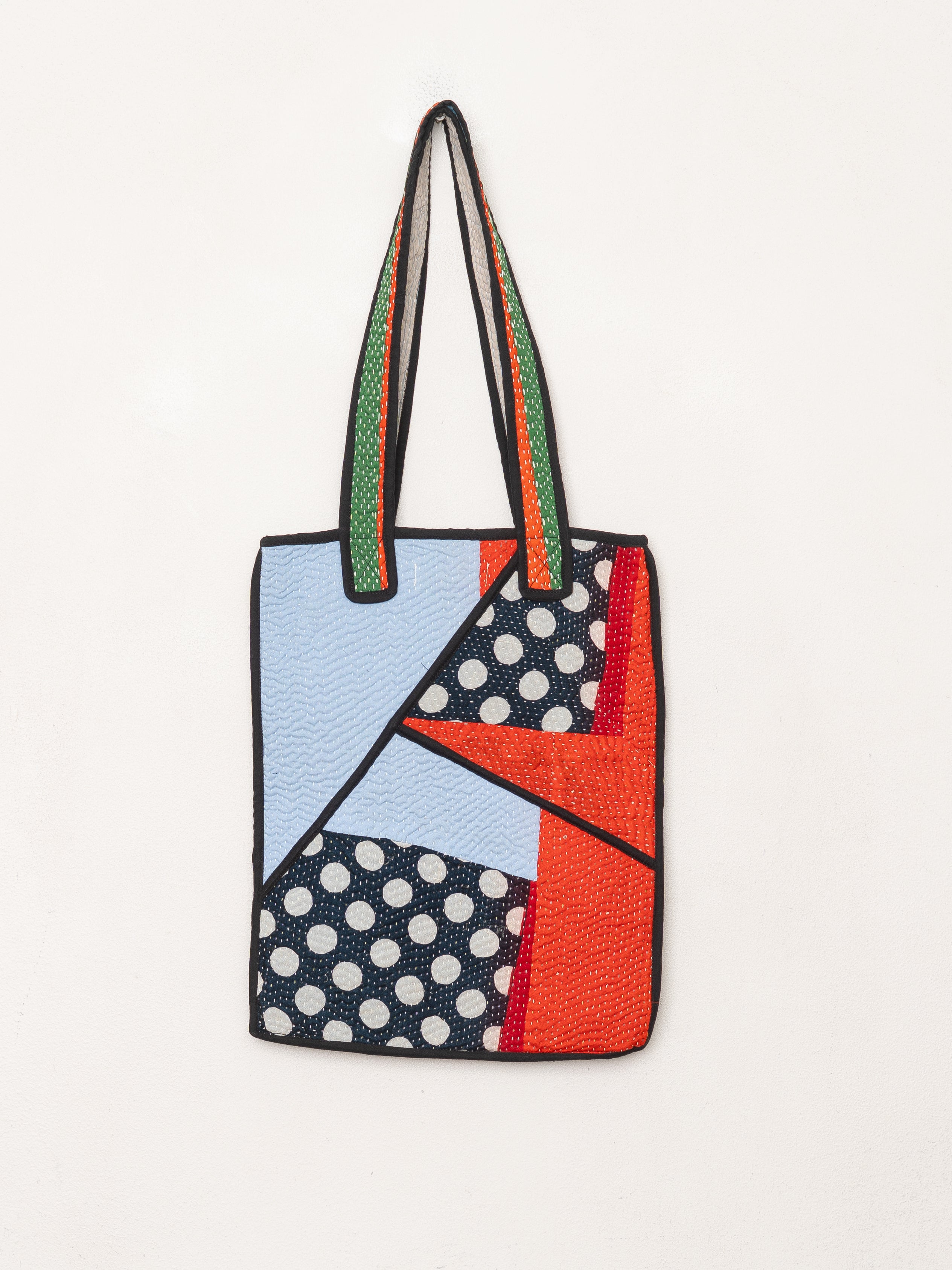 The Tarun Quilted Kantha Bag