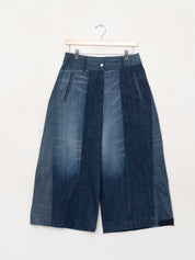 The Nadi Denim Flared Culotte Jeans - Medium