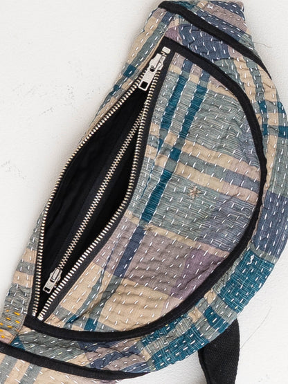 The Faiza Quilted Kantha Belt Bag