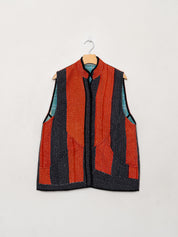 The Ladhiya Quilted Patchwork Kantha Vest