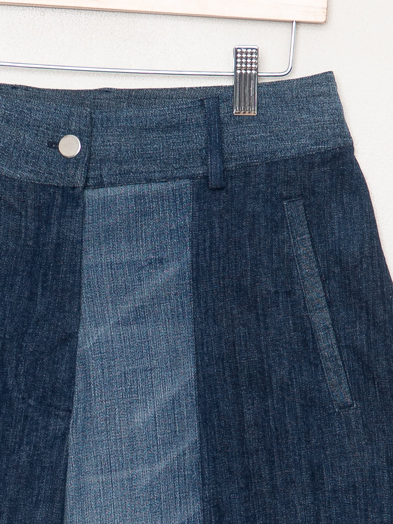 The Nadi Denim Flared Culotte Jeans - Medium
