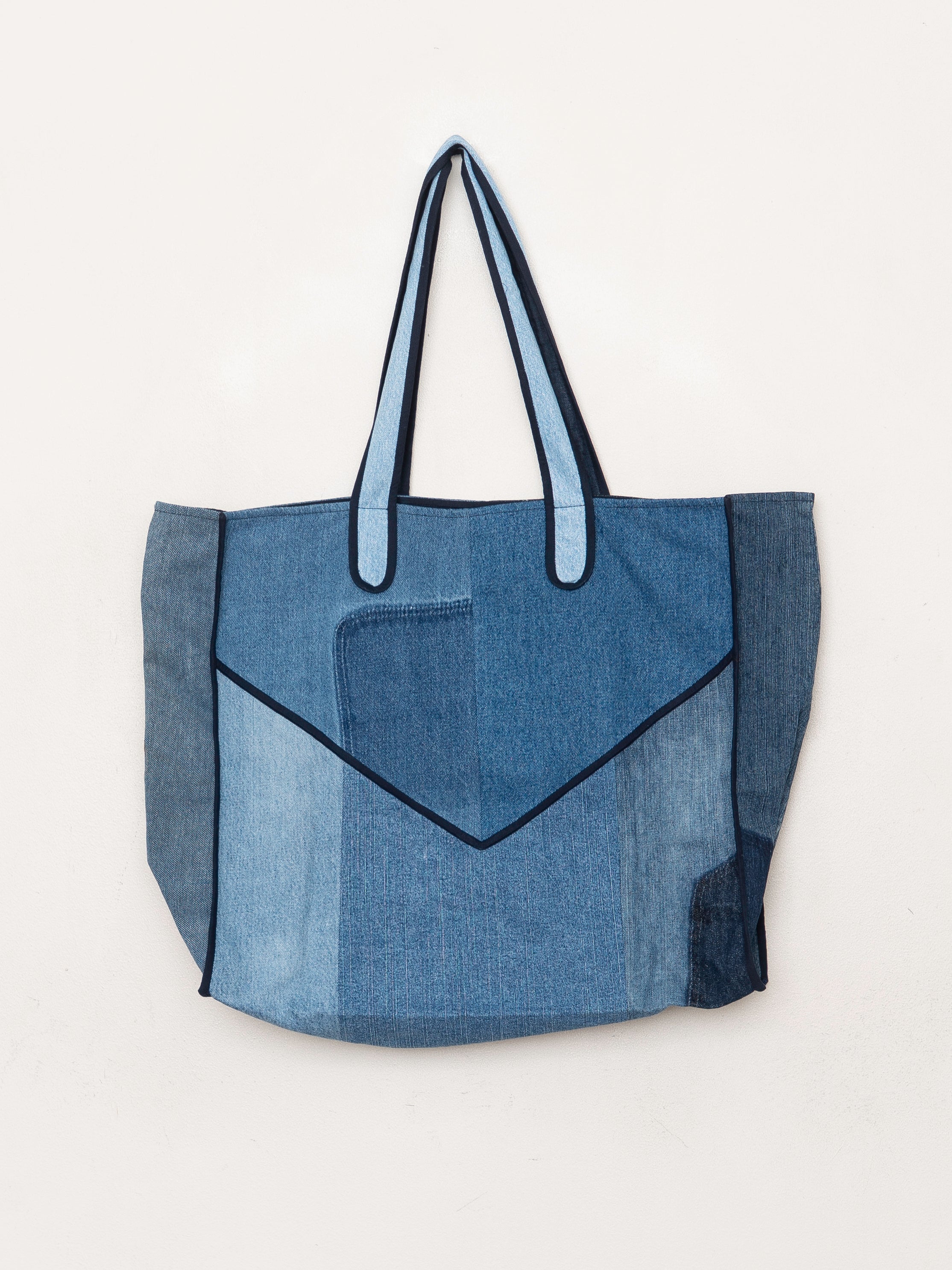 The Pasha Carryall Denim Tote Bag