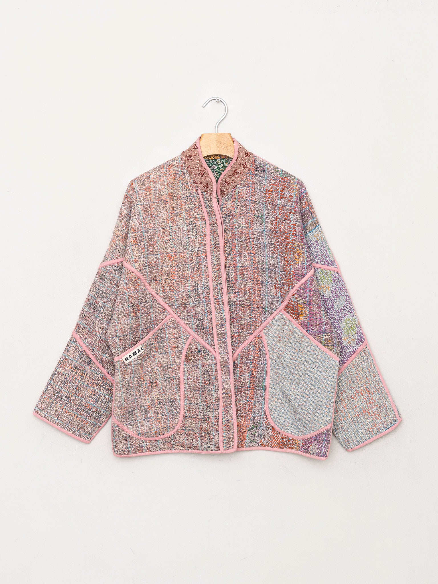 The Ladhiya Quilted Patchwork Kantha Jacket Wholesale
