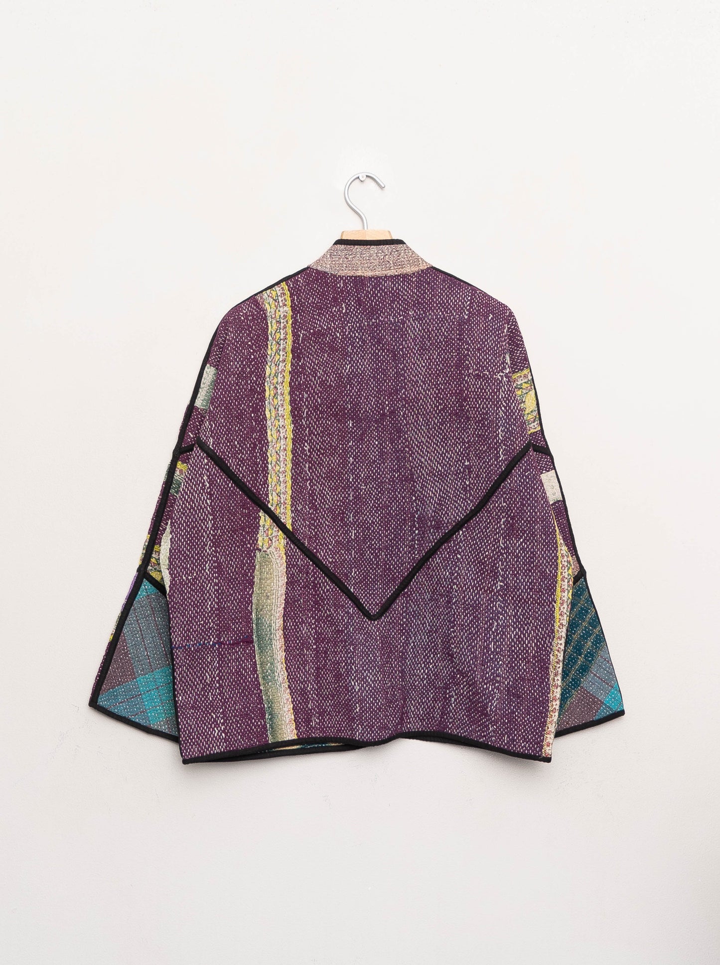 The Ladhiya Quilted Patchwork Kantha Jacket