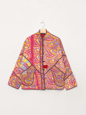 The Ladhiya Petite Quilted Patchwork Kantha Jacket