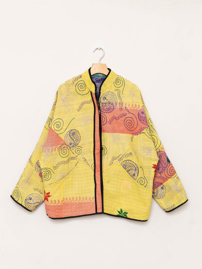 The Ladhiya Suzani Quilted Kantha Jacket