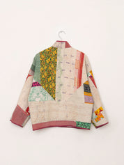 The Ladhiya Petite Quilted Patchwork Kantha Jacket