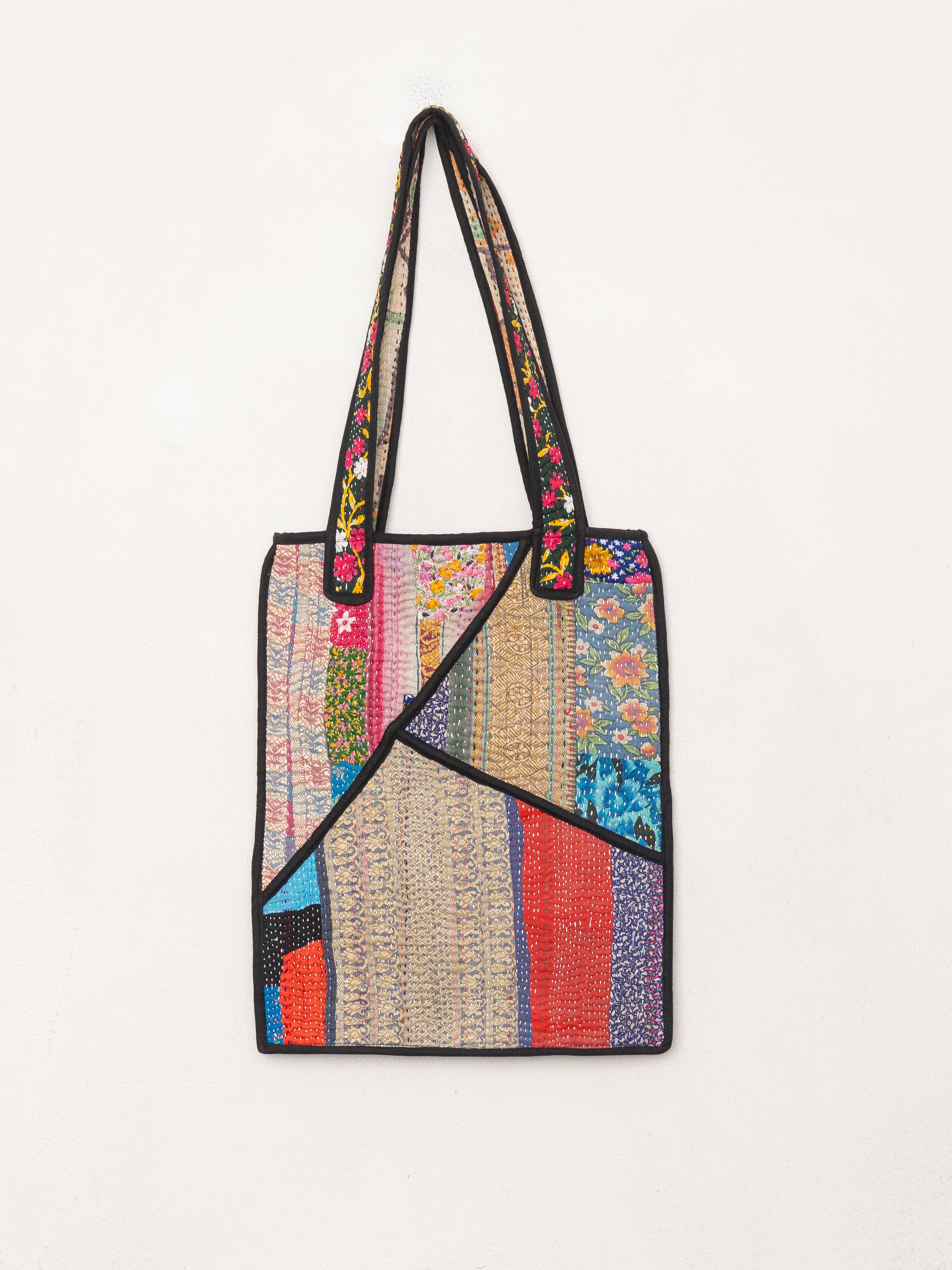 The Tarun Quilted Kantha Bag