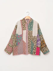 The Ladhiya Quilted Patchwork Kantha Jacket Wholesale