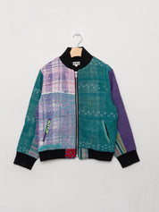 The Veda Quilted One-of-a-Kind Bomber Jacket - Small