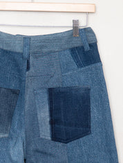 The Bindu Denim Bermuda Culotte Pant - Small