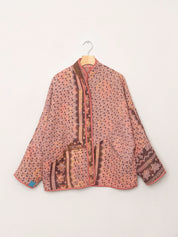 The Ladhiya Quilted Patchwork Kantha Jacket