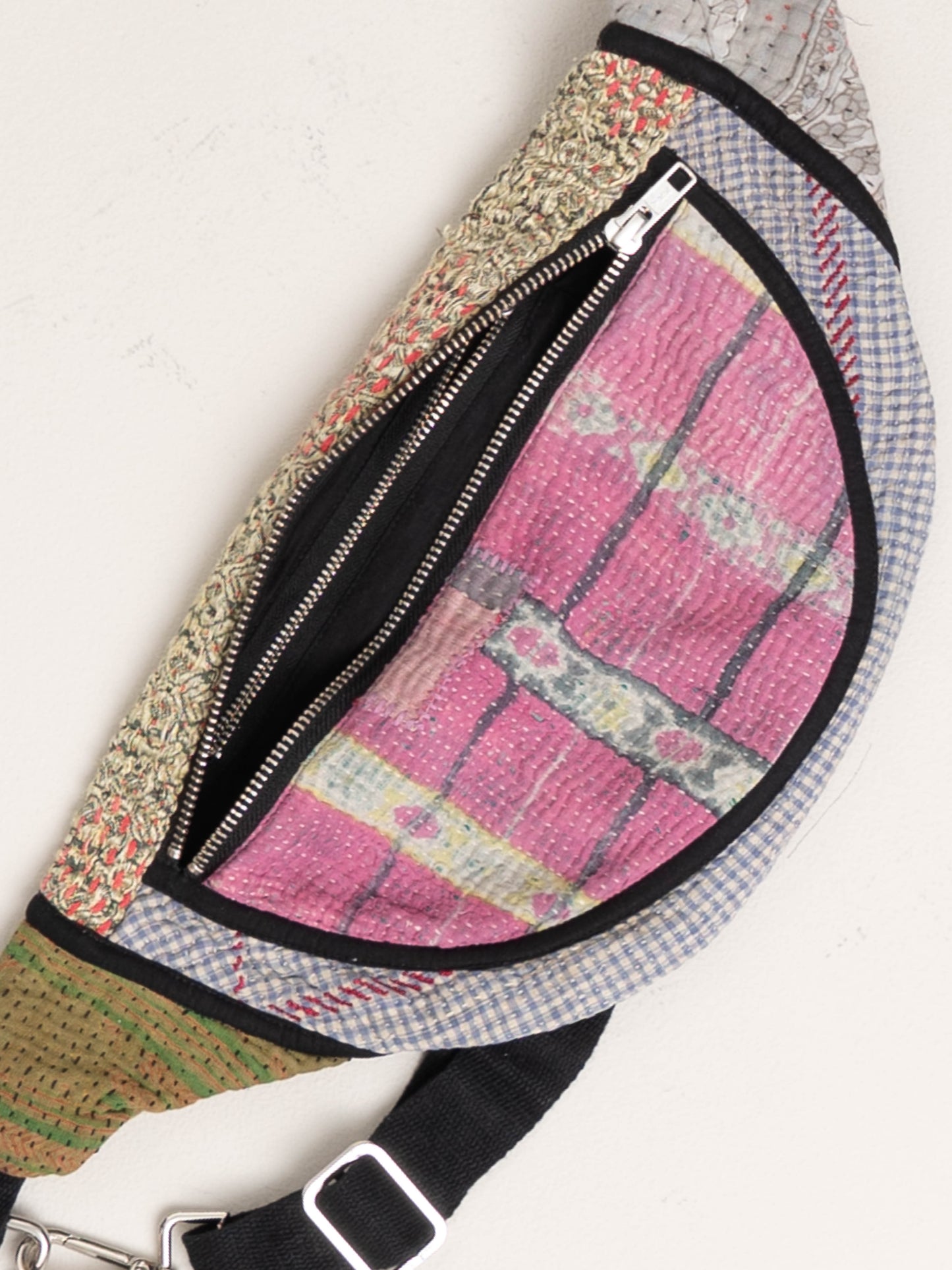 The Faiza Quilted Kantha Belt Bag