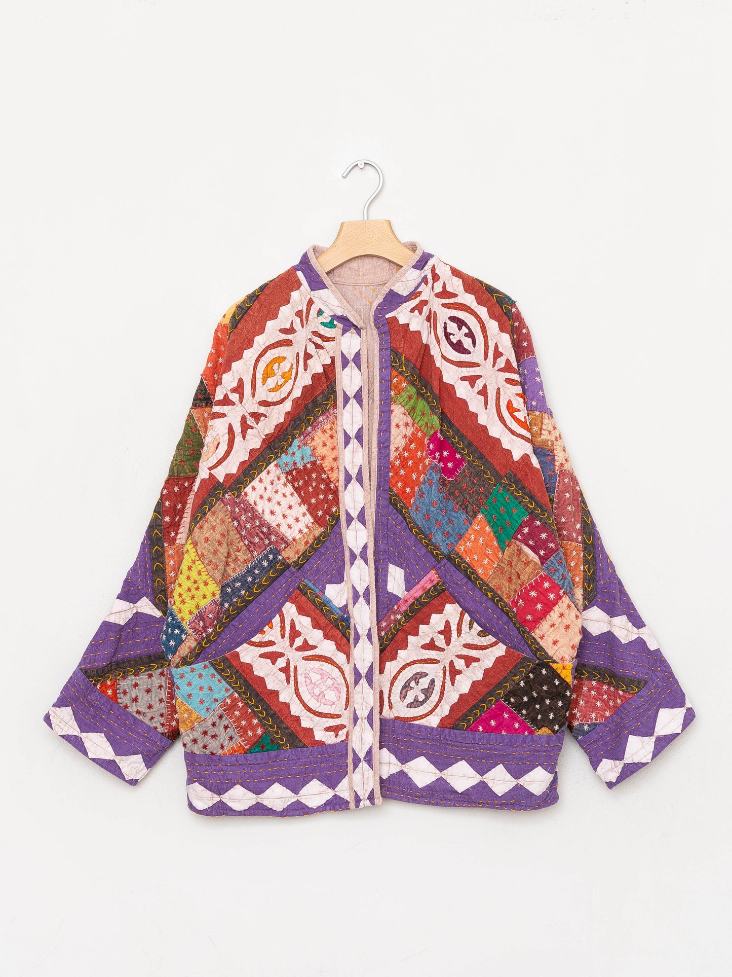 The Ishani Suzani Cut Out Kantha Jacket