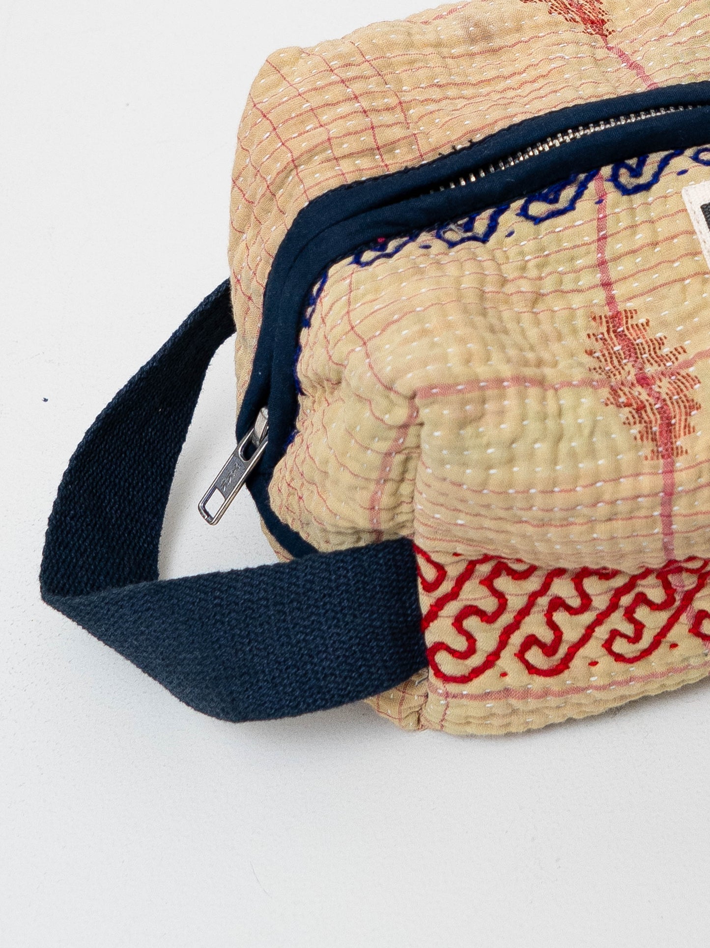 The Kallum Quilted Kantha Dopp Kit