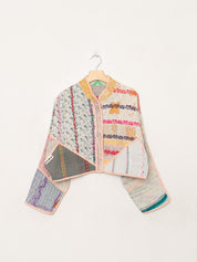 The Kaira Cropped Quilted Patchwork Kantha Jacket Wholesale